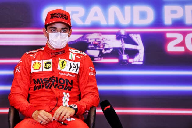 F1 Grand Prix of Azerbaijan 16 Charles Leclerc (MON, Scuderia Ferrari Mission Winnow), F1 Grand Prix of Azerbaijan at Baku City Circuit on June 5, 2021 in Baku, Azerbaijan. (Photo by xpbimages.com XPB Images FIA Pool via HOCH ZWEI) Baku Azerbaijan Poolfoto HOCH ZWEI Pool XPB Images ,EDITORIAL USE ONLY