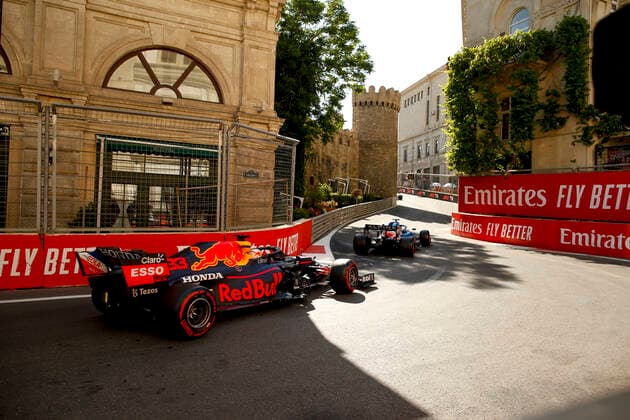 33 Max Verstappen NED, Red Bull Racing , F1 Grand Prix of Azerbaijan at Baku City Circuit on June 5, 2021 in Baku, Azerbaijan Photo by HOCH ZWEI Baku Azerbaijan