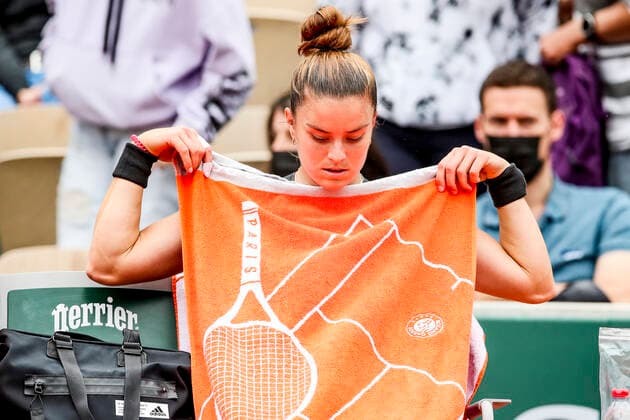 TENNIS - French Open 2021 PARIS,FRANCE,05.June.21 - TENNIS - WTA, Tennis Damen Tour, French Open, Roland Garros, Grand Slam. Image shows Maria Sakkari (GRE).  GEPAxpictures xPatrickxSteiner