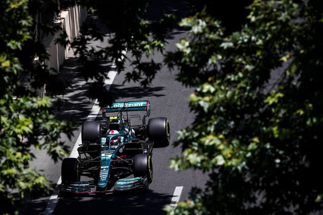 5 Sebastian Vettel GER, Aston Martin Cognizant F1 Team , F1 Grand Prix of Azerbaijan at Baku City Circuit on June 4, 2021 in Baku, Azerbaijan Photo by HOCH ZWEI Baku Azerbaijan