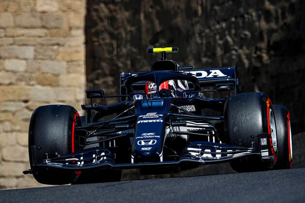 10 GASLY Pierre (fra), Scuderia AlphaTauri Honda AT02, action during the Formula 1 Azerbaijan Grand Prix 2021 from June 04 to 06, 2021 on the Baku City Circuit, in Baku, Azerbaijan - FORMULE 1 : Grand Prix d Azerbaidjan - Bakou - 05 06 2021 DPPI PANORAMIC  _V2_8225
