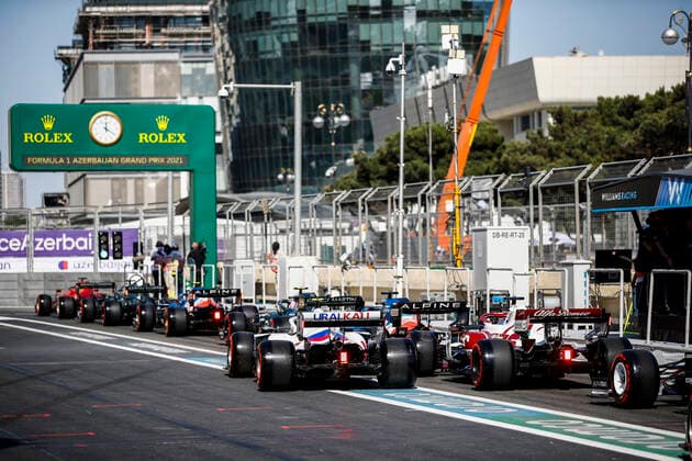 Action during the Formula 1 Azerbaijan Grand Prix 2021 from June 04 to 06, 2021 on the Baku City Circuit, in Baku, Azerbaijan FORMULE 1 : Grand Prix d Azerbaidjan - Bakou - 05 06 2021 DPPI PANORAMIC  00121011__B2_7301