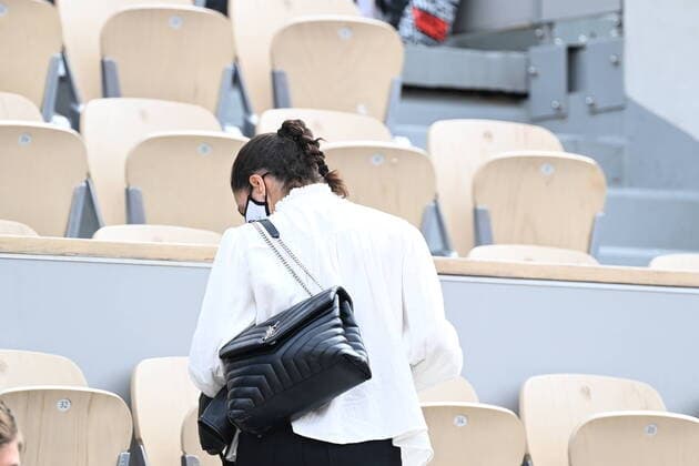 Tennis : Roland Garros 2021 - France -Xisca Nadal - epouse de Rafael Nadal - Espagne Tennis : Roland Garros 2021 - France - 05 06 2021 chryslenecaillaud Panoramic 