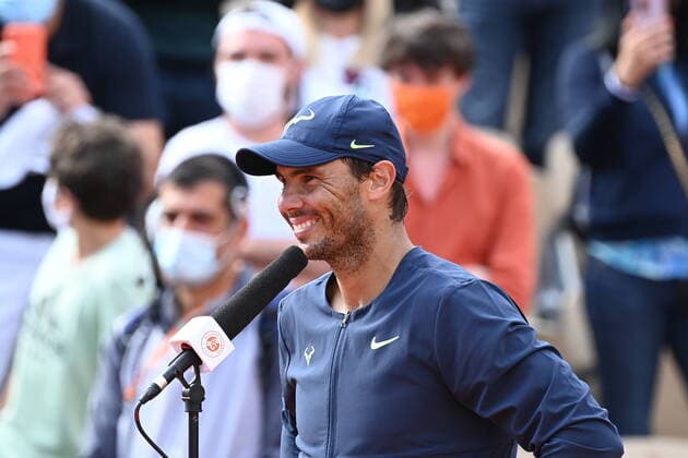 Tennis : Roland Garros 2021 - France - Rafael Nadal - Espagne Tennis : Roland Garros 2021 - France - 05 06 2021 chryslenecaillaud Panoramic 