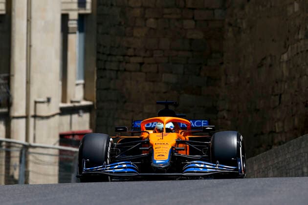 3 Daniel Ricciardo AUS, McLaren F1 Team , F1 Grand Prix of Azerbaijan at Baku City Circuit on June 5, 2021 in Baku, Azerbaijan Photo by HOCH ZWEI Baku Azerbaijan