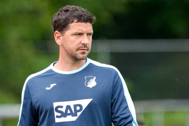 Kai Herdling coach, head coach, TSG U23 , single picture, action, action, 05 06 2021, Walldorf Germany , football, Regionalliga Südwest, FC Astoria Walldorf TSG 1899 Hoffenheim II U23 xozx