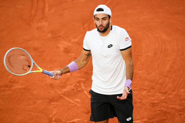 TENNIS - French Open 2021 PARIS,FRANCE,05.June.21 - TENNIS - ATP, Tennis Herren World Tour, French Open, Roland Garros, Grand Slam. Image shows Matteo Berrettini (ITA).  GEPAxpictures xPatrickxSteiner