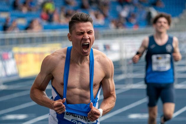 Bilder des Jahres 2021, Sport 06 Juni Sport Themen der Woche KW22 Sport Bilder des Tages Deutsche Leichtathletik-Meisterschaften; Braunschweig, 05.06.2021 Erik Balnuweit (TV Wattenscheid 01) am 05.06.2021 waehrend den deutschen Leichtathletik-Meisterschaften 2021 im Eintracht-Stadion in Braunschweig *** German Athletics Championships Braunschweig, 05 06 2021 Erik Balnuweit TV Wattenscheid 01 on 05 06 2021 during the German Athletics Championships 2021 in the Eintracht Stadium in Braunschweig Copyright: xBEAUTIFULxSPORTS Flatemerschx