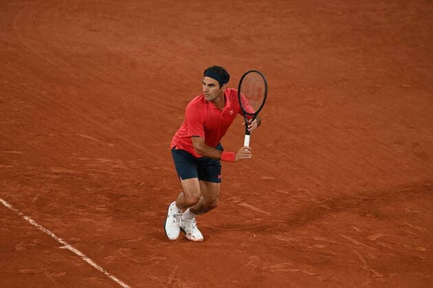 Tennis : Roland Garros 2021 - France - Roger Federer - Suisse Tennis : Roland Garros 2021 - France - 05 06 2021 chryslenecaillaud Panoramic 