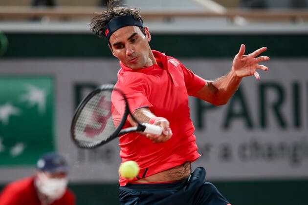 TENNIS - French Open 2021 PARIS,FRANCE,05.June.21 - TENNIS - ATP, Tennis Herren World Tour, French Open, Roland Garros, Grand Slam. Image shows Roger Federer (SUI).  GEPAxpictures xPatrickxSteiner