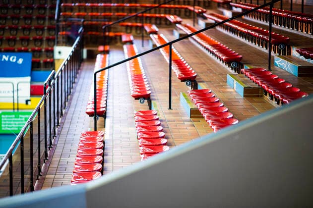 04 06 2021 Handball, 2020 2021, 2 Bundesliga, 35 Matchday, Wilhelmshavener HV TuS N Lübbecke Feature Nordfrost Arena, Nordfrost Arena Wilhelmshaven Lower Saxony Germany Nordfrost Arena
