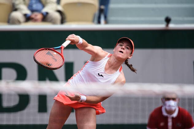 Tamara Zidansek ( Slovenie ) TENNIS : Roland Garros 2021 - Internationaux de France - 06 06 2021 FedericoPestellini Panoramic 
