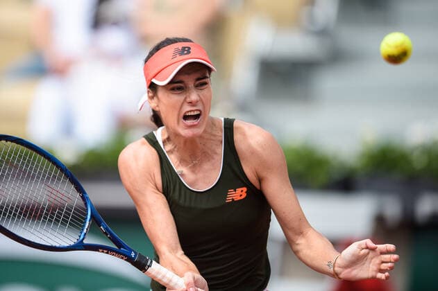 Sorana Cirstea ( Roumanie ) TENNIS : Roland Garros 2021 - Internationaux de France - 06 06 2021 FedericoPestellini Panoramic 