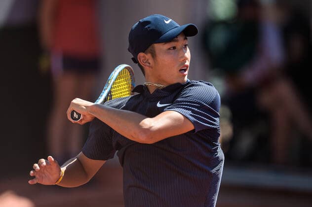 Juncheng Shang ( Chine ) TENNIS : Roland Garros 2021 - Internationaux de France - 06 06 2021 FedericoPestellini Panoramic 
