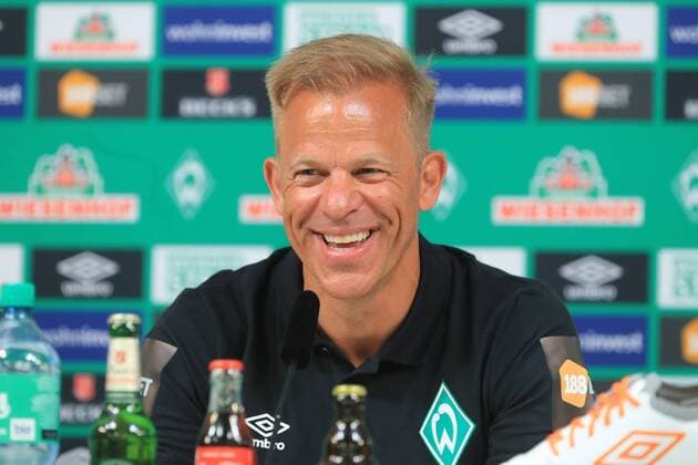 GER, 2 FBL, SV Werder Bremen press conference to introduce coach Markus Anfang 06 06 2021, wohninvest Weserstadion, Bremen, GER, 2 FBL, SV Werder Bremen press conference to introduce coach Markus Anfang in picture shows coach Markus Anfang Werder Bremen nordphotoxGmbHx xStoever nph00401