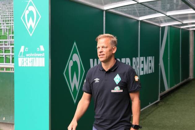 GER, 2 FBL, SV Werder Bremen press conference to introduce coach Markus Anfang 06 06 2021, wohninvest Weserstadion, Bremen, GER, 2 FBL, SV Werder Bremen press conference to introduce coach Markus Anfang in picture shows coach Markus Anfang Werder Bremen in the players tunnel nordphotoxGmbHx xStoever nph00401