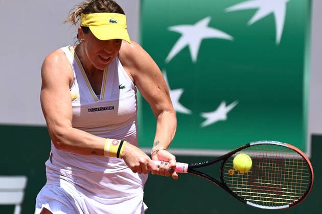 Tennis : Roland Garros 2021 - France - Pavlyuchenkova - Russie Tennis : Roland Garros 2021 - France - 06 06 2021 chryslenecaillaud Panoramic 