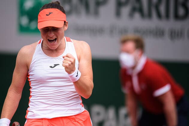 Tamara Zidansek ( Slovenie ) TENNIS : Roland Garros 2021 - Internationaux de France - 06 06 2021 FedericoPestellini Panoramic 