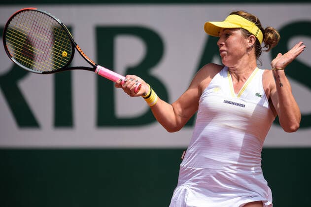 Anastasia Pavlyuchenkova ( Russie ) TENNIS : Roland Garros 2021 - Internationaux de France - 06 06 2021 FedericoPestellini Panoramic 