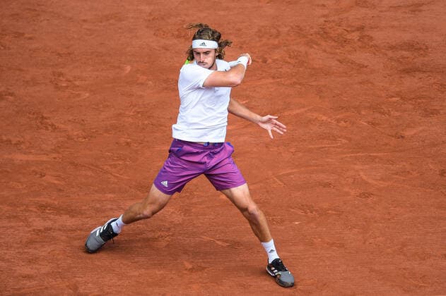 Stefanos Tsitsipas ( Grece ) - TENNIS : Roland Garros 2021 - Internationaux de France - 06 06 2021 FedericoPestellini Panoramic 