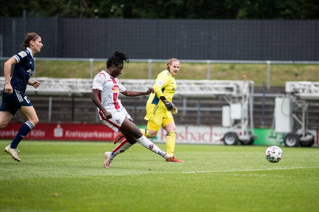 2 Women Football Bundesliga, 1 FC Koeln SG 99 Andernach 06 06 2021 Eunice Beckmann 11, 1 FC Koeln scores 1 0 2 Women Football Bundesliga, 1 FC Koeln SG 99 Andernach, Koeln, Franz Kremer Stadion DFL REGULATIONS PROHIBIT ANY USE OF PHOTOGRAPHS AS IMAGE SEQUENCES AND OR QUASI VIDEO Copyright: xBEAUTIFULxSPORTS Wunderlx