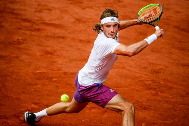 TENNIS - French Open 2021 PARIS,FRANCE,06.June.21 - TENNIS - ATP, Tennis Herren World Tour, French Open, Roland Garros, Grand Slam. Image shows Stefanos Tsitsipas (GRE).  GEPAxpictures xPatrickxSteiner