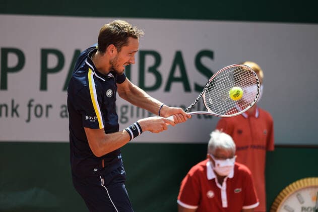 Daniil MEDVEDEV ( Russie ) TENNIS : Roland Garros 2021 - Internationaux de France - 06 06 2021 FedericoPestellini Panoramic 