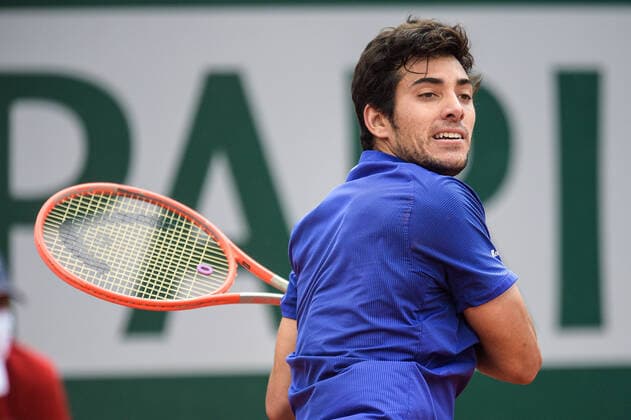 Cristian GARIN ( Chile ) TENNIS : Roland Garros 2021 - Internationaux de France - 06 06 2021 FedericoPestellini Panoramic 