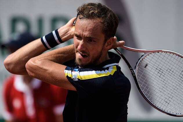 Daniil MEDVEDEV ( Russie ) TENNIS : Roland Garros 2021 - Internationaux de France - 06 06 2021 FedericoPestellini Panoramic 