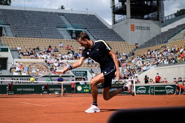 Daniil MEDVEDEV ( Russie ) TENNIS : Roland Garros 2021 - Internationaux de France - 06 06 2021 FedericoPestellini Panoramic 