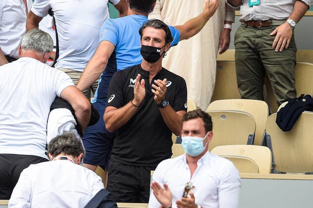 Patrick Mouratoglou ( entraineur ) TENNIS : Roland Garros 2021 - Internationaux de France - 06 06 2021 FedericoPestellini Panoramic 