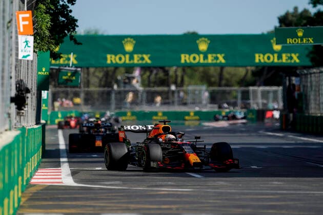 June 6, 2021, Baku, Azerbaijan: MAX VERSTAPPEN of the Netherlands and Red Bull Racing during the 2021 FIA Formula 1 Azerbaijan Grand Prix at Baku City Circuit in Baku, Azerbaijan. Baku Azerbaijan - ZUMAg147 20210606_zap_g147_023 Copyright: xJamesxGasperottix