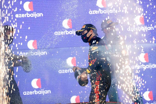 11 Sergio Perez MEX, Red Bull Racing , F1 Grand Prix of Azerbaijan at Baku City Circuit on June 6, 2021 in Baku, Azerbaijan Photo by HOCH ZWEI Baku Azerbaijan