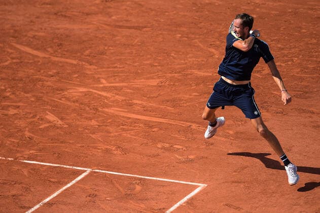 Daniil MEDVEDEV ( Russie ) TENNIS : Roland Garros 2021 - Internationaux de France - 06 06 2021 FedericoPestellini Panoramic 