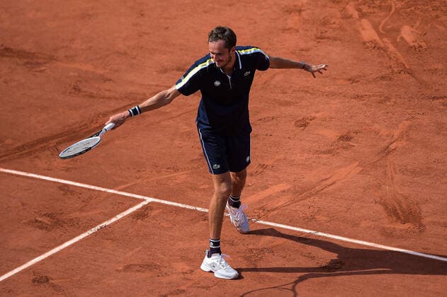 Daniil MEDVEDEV ( Russie ) TENNIS : Roland Garros 2021 - Internationaux de France - 06 06 2021 FedericoPestellini Panoramic 