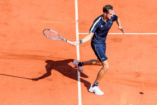 TENNIS - French Open 2021 PARIS,FRANCE,06.June.21 - TENNIS - ATP, Tennis Herren World Tour, French Open, Roland Garros, Grand Slam. Image shows Daniil Medvedev (RUS).  GEPAxpictures xPatrickxSteiner