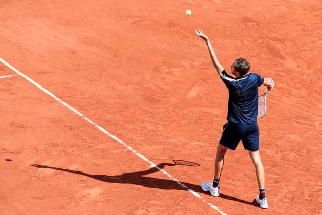 TENNIS - French Open 2021 PARIS,FRANCE,06.June.21 - TENNIS - ATP, Tennis Herren World Tour, French Open, Roland Garros, Grand Slam. Image shows Daniil Medvedev (RUS).  GEPAxpictures xPatrickxSteiner