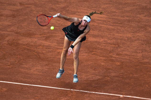 Elena Rybakina ( KAZ ) TENNIS : Roland Garros 2021 - Internationaux de France - 06 06 2021 FedericoPestellini Panoramic 