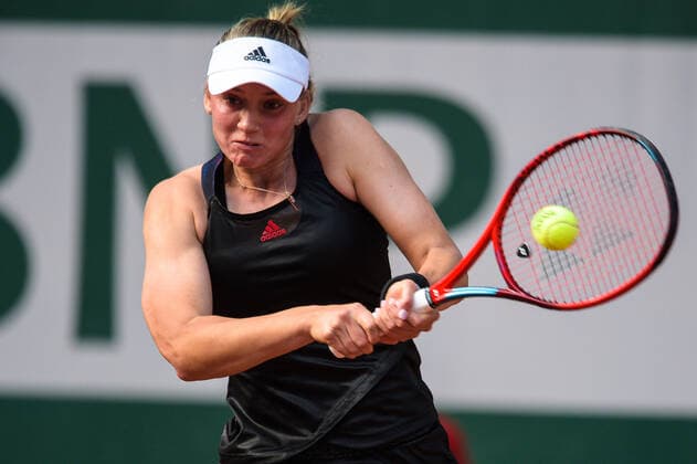 Elena Rybakina ( KAZ ) TENNIS : Roland Garros 2021 - Internationaux de France - 06 06 2021 FedericoPestellini Panoramic 
