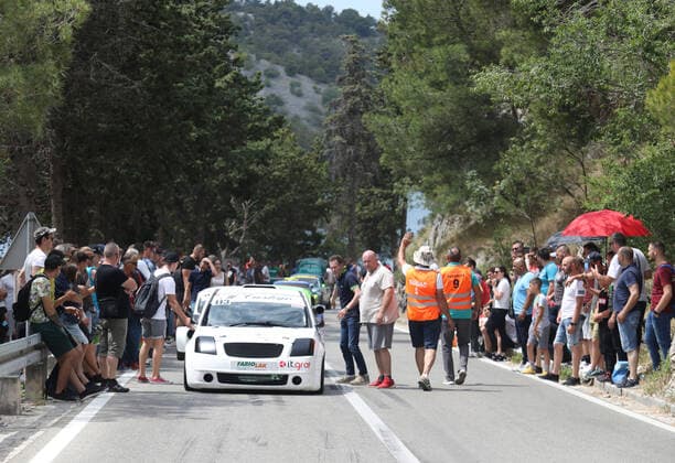 PXL_15th Award of the City of Skradin 2021 The car participates in the mountain speed race 15th Award of the City of Skradin - Trke priko Krke (Race on the Krka) in Skradin, Croatia on June 6, 2021. The 15th City of Skradin Award brought together 200 drivers from Croatia, Slovenia, Bosnia and Herzegovina, Austria, Italy and France. This race is scored for the championship of Croatia, Bosnia and Herzegovina and the championship of Slovenia. DuskoxJaramaz PIXSELL