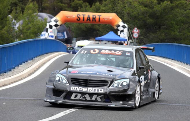 PXL_15th Award of the City of Skradin 2021 The car participates in the mountain speed race 15th Award of the City of Skradin - Trke priko Krke (Race on the Krka) in Skradin, Croatia on June 6, 2021. The 15th City of Skradin Award brought together 200 drivers from Croatia, Slovenia, Bosnia and Herzegovina, Austria, Italy and France. This race is scored for the championship of Croatia, Bosnia and Herzegovina and the championship of Slovenia. DuskoxJaramaz PIXSELL