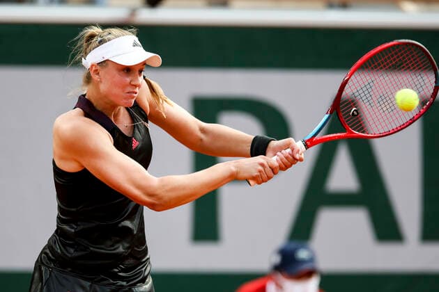 TENNIS - French Open 2021 PARIS,FRANCE,06.June.21 - TENNIS - WTA, Tennis Damen Tour, French Open, Roland Garros, Grand Slam. Image shows Elena Rybakina (KAZ).  GEPAxpictures xPatrickxSteiner