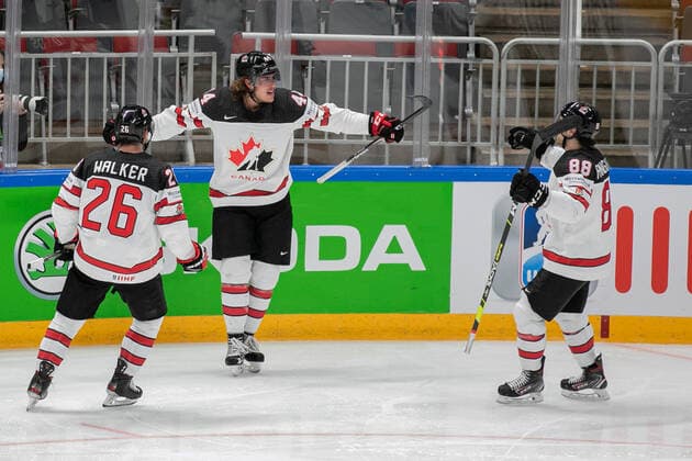 GOLD MEDAL Finland VS Canada FINAL SCORE during World Championship, WM, Weltmeisterschaft 2021 - Gold Medal - Finland vs Canada, Ice hockey, Eishockey in Riga, Latvia, June 06 2021  Copyright: xLiveMedia AndreaxRex xIPAx xLiveMediax 0