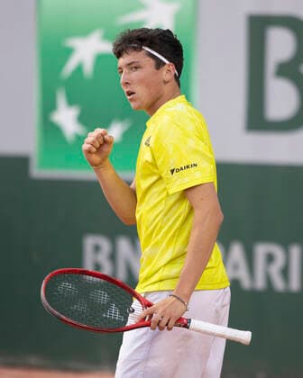 Max Rehberg GER , Junior Singles, BS Tennis French Open 2021 Grand Slam Roland Garros Paris France 6 June 2021 Copyright: xJuergenxHasenkopfx