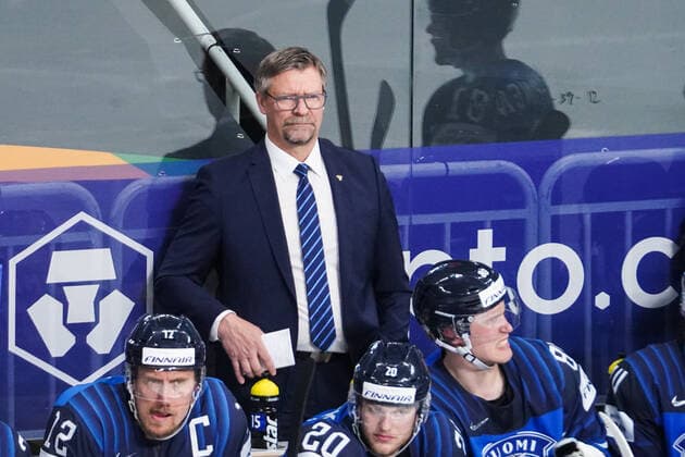 06 06 2021, Riga, Arena Riga, Final Finland Canada 2021 IIHF Ice Hockey World Championship ,head coach Jukka Jalonen Finland Riga Riga Latvia  Copyright: xJustPictures.ch JarixPestelaccix
