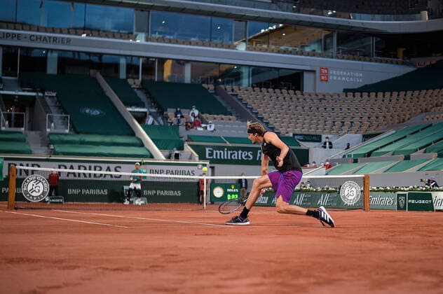 Alexander Zverev ( Allemagne ) - TENNIS : Roland Garros 2021 - Internationaux de France - 06 06 2021 FedericoPestellini Panoramic 