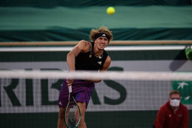 Alexander Zverev ( Allemagne ) - TENNIS : Roland Garros 2021 - Internationaux de France - 06 06 2021 FedericoPestellini Panoramic 