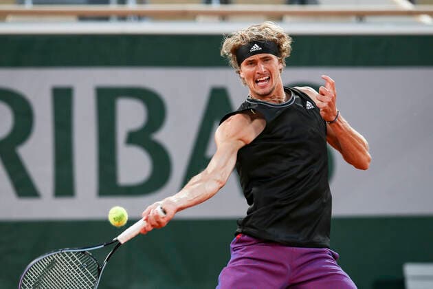 TENNIS - French Open 2021 PARIS,FRANCE,06.June.21 - TENNIS - ATP, Tennis Herren World Tour, French Open, Roland Garros, Grand Slam. Image shows Alexander Zverev (GER).  GEPAxpictures xPatrickxSteiner