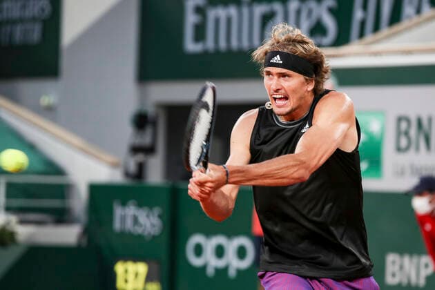 TENNIS - French Open 2021 PARIS,FRANCE,06.June.21 - TENNIS - ATP, Tennis Herren World Tour, French Open, Roland Garros, Grand Slam. Image shows Alexander Zverev (GER).  GEPAxpictures xPatrickxSteiner