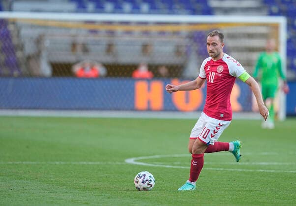 June 6, 2021: DenmarkÃ¢â‚¬â ¢s Christian Eriksen during Denmark against Bosnia and Herzegovina on Broendby Stadium, Copenhagen, Denmark. CSM Copenhagen Denmark - ZUMAc04_ 20210606_zaf_c04_123 Copyright: xKimxPricex